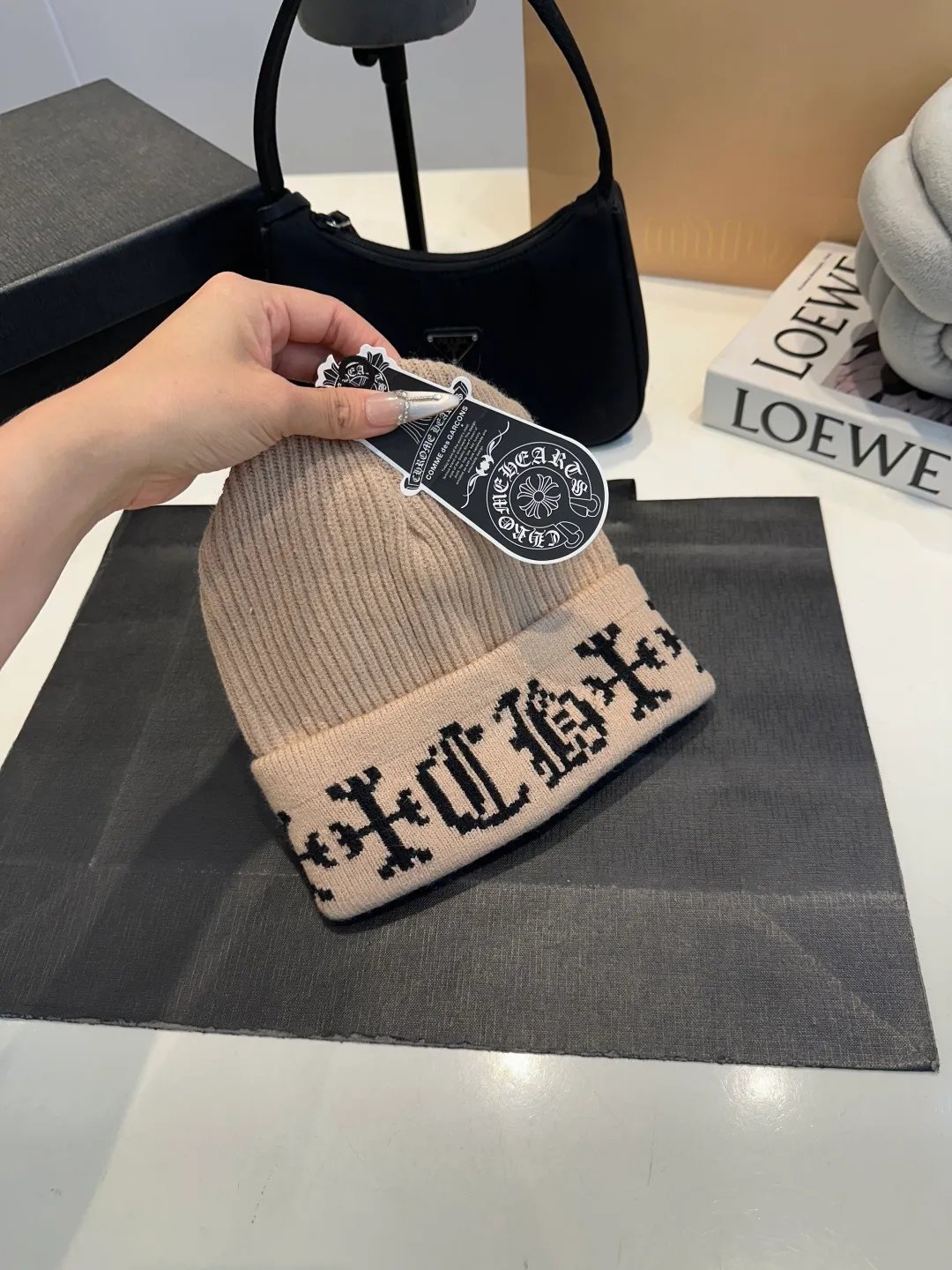 P46 Kroxin's 2025 autumn and winter new style iron-label woolen hat, super popular💖top-notch texture, great for going out on the street!